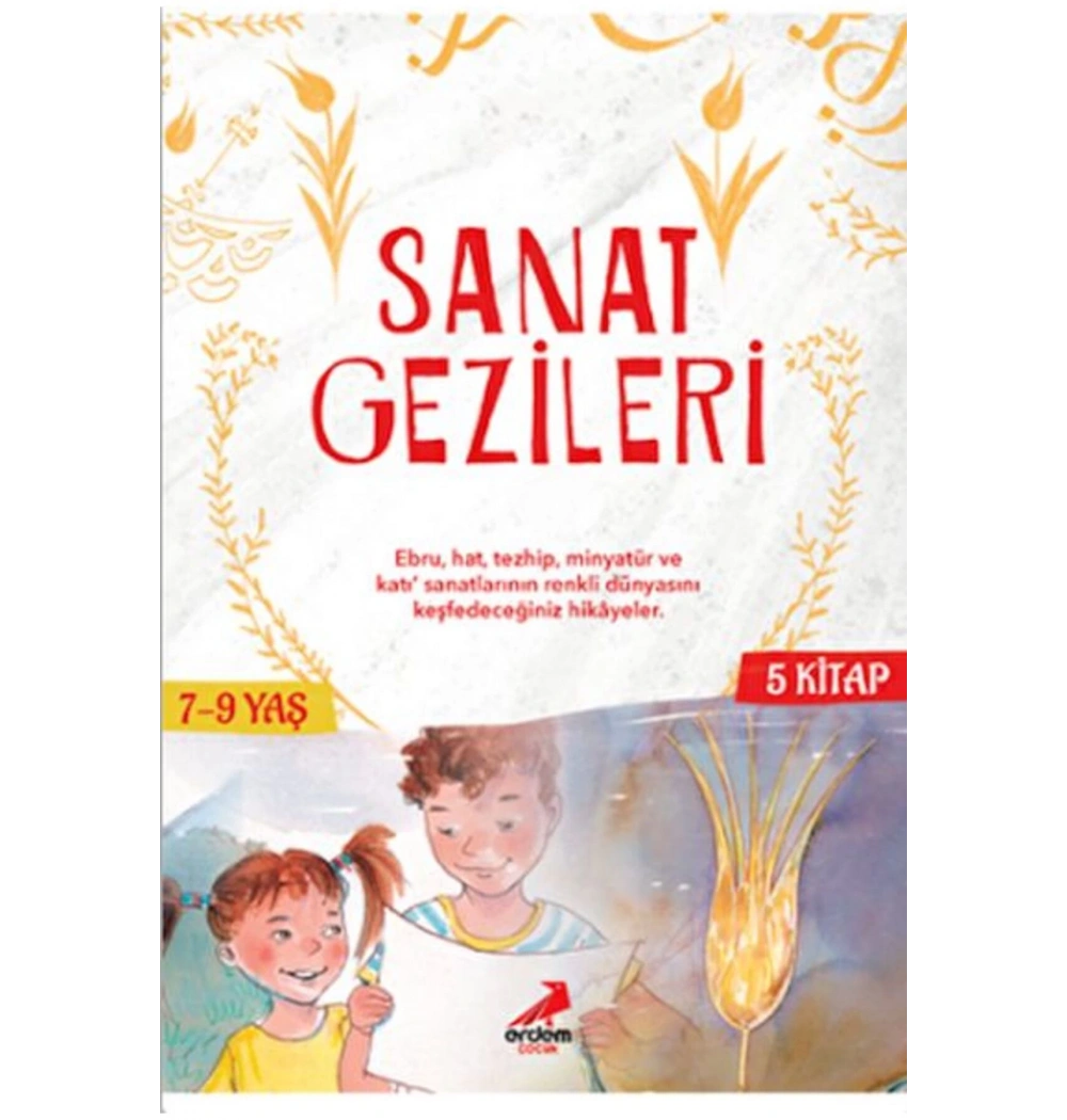 Sanat Gezileri  5 Kitap 7-9 Yaş  Erdem