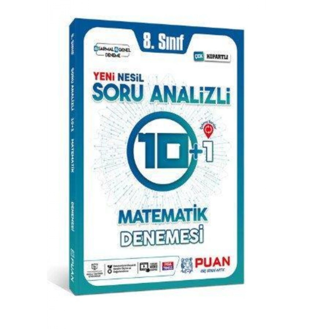 Puan 8.Sınıf Matematik 10+1 Denemesi