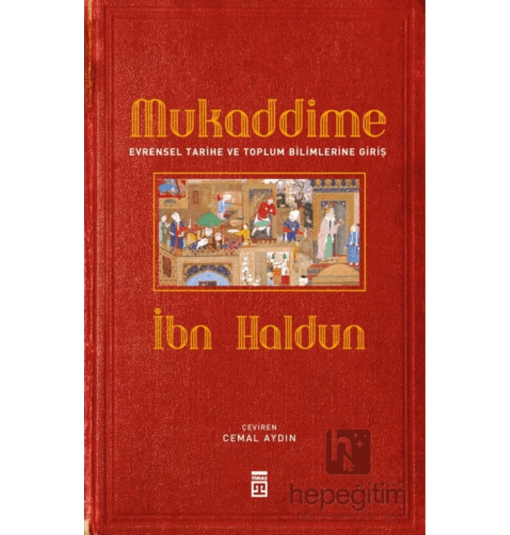 Mukaddime Büyük Boy Ciltsiz-İbn Haldun  Timaş