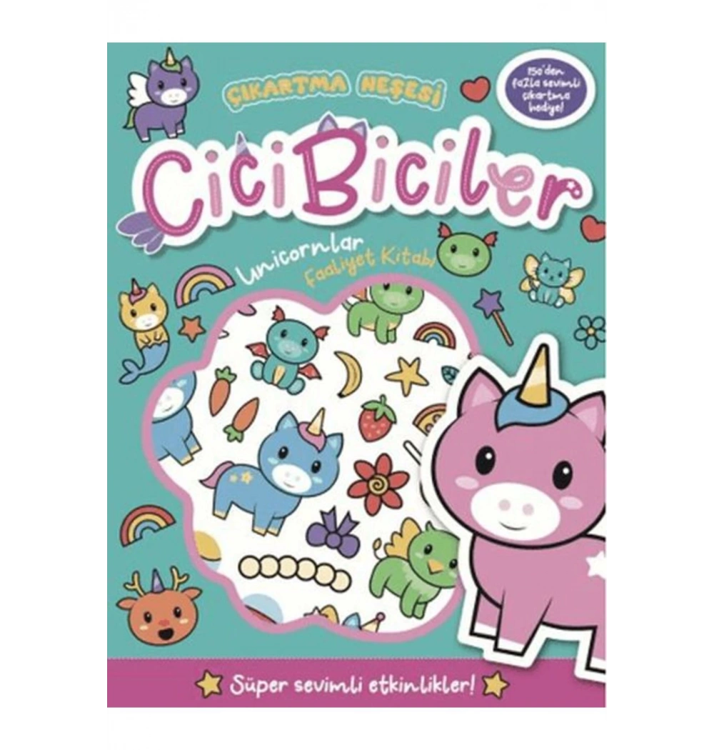 Cicibiciler Çıkartma Neşesi Faaliyet Kitabı  Beta Kıds