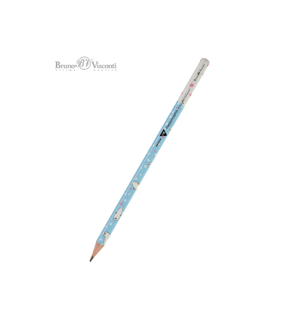Bruno Visconti Happy Graphıx Üçgen Kurşun Kalem Sincaplar 21-0030/36