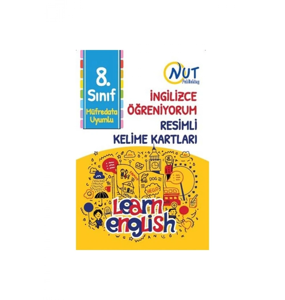 8.Sınıf Resimli İngilizce Kartları Nut Publıshıng