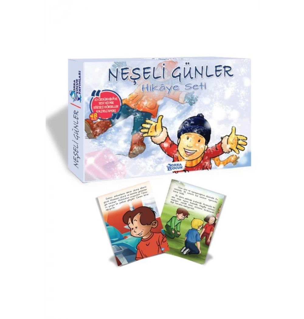 Neşeli Günler 3.Sınıflara Hikaye Seti  10 Kitap   Orka Çocuk