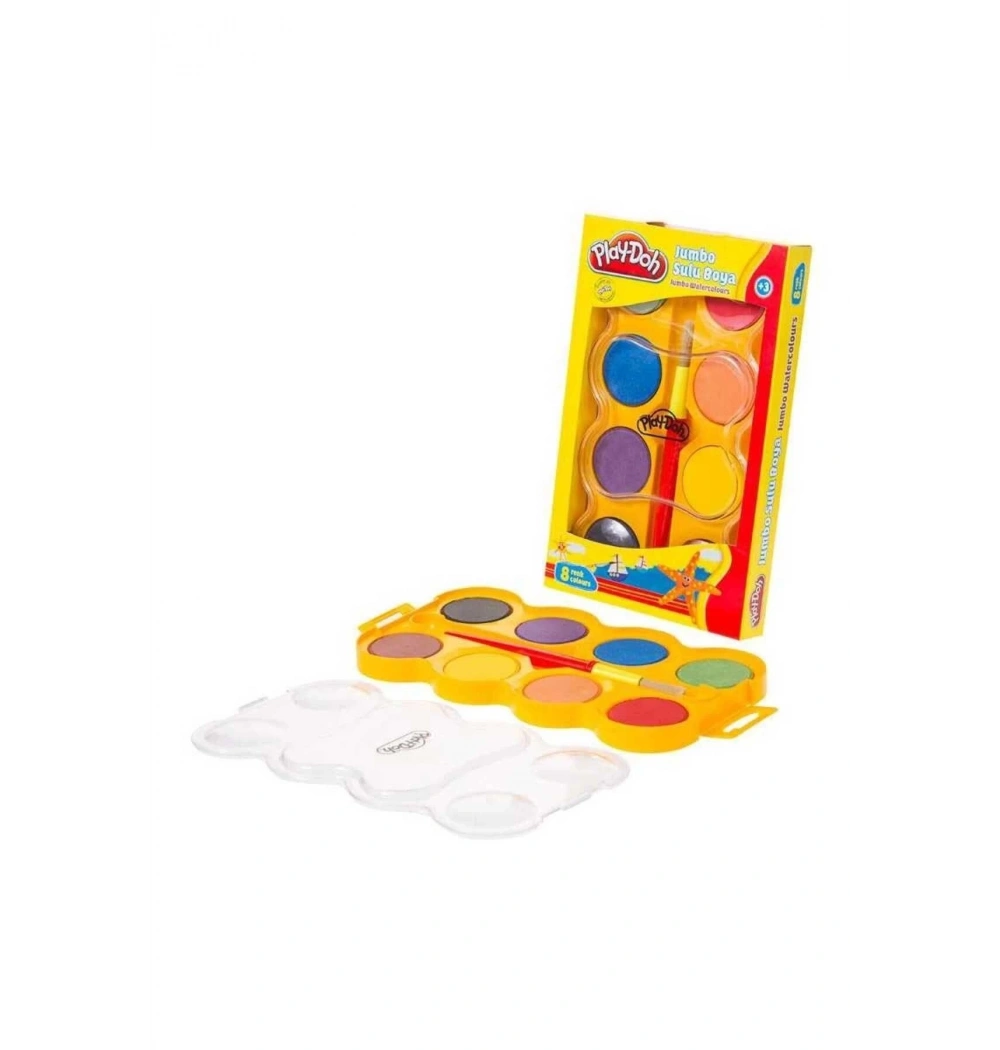 Play-Doh Jumbo Suluboya 8 Renk 40 Mm. Su005