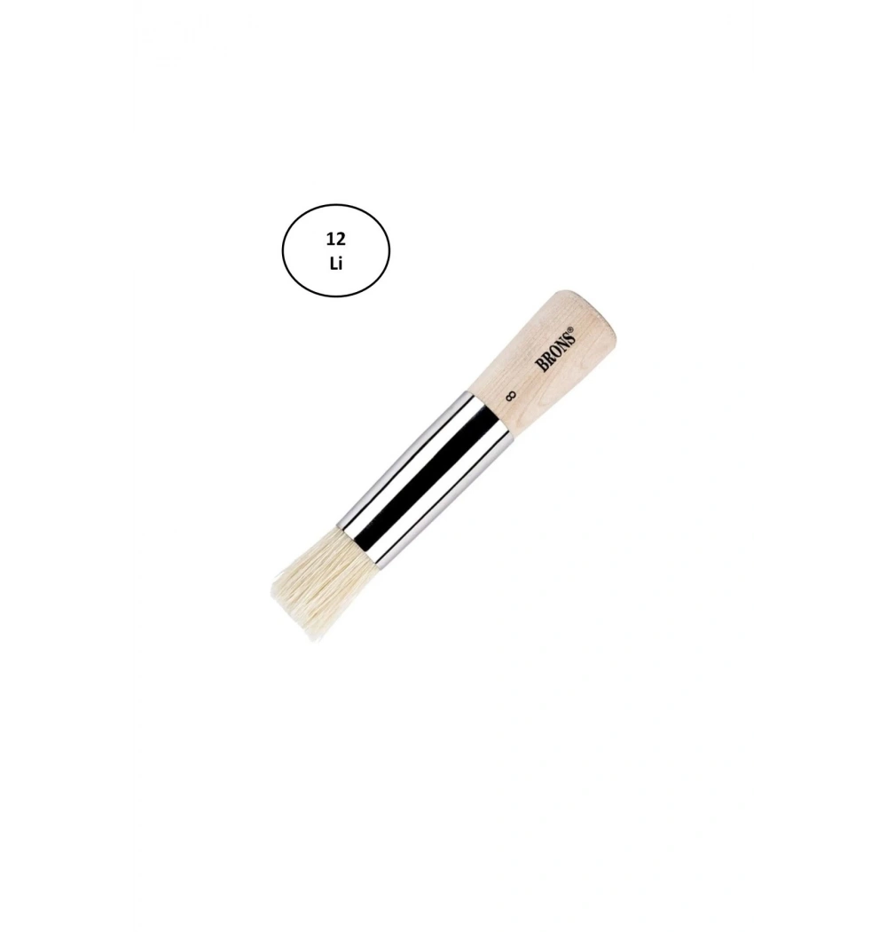 Brons Tampon Fırça No:8