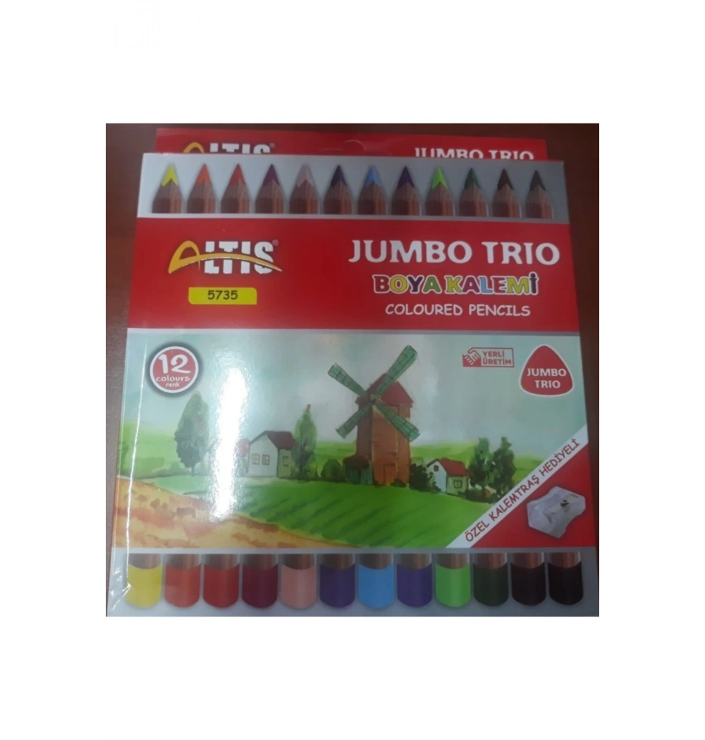 Altis Kuru Boya Üçgen Jumbo Tri̇ 12 Li̇ 5735