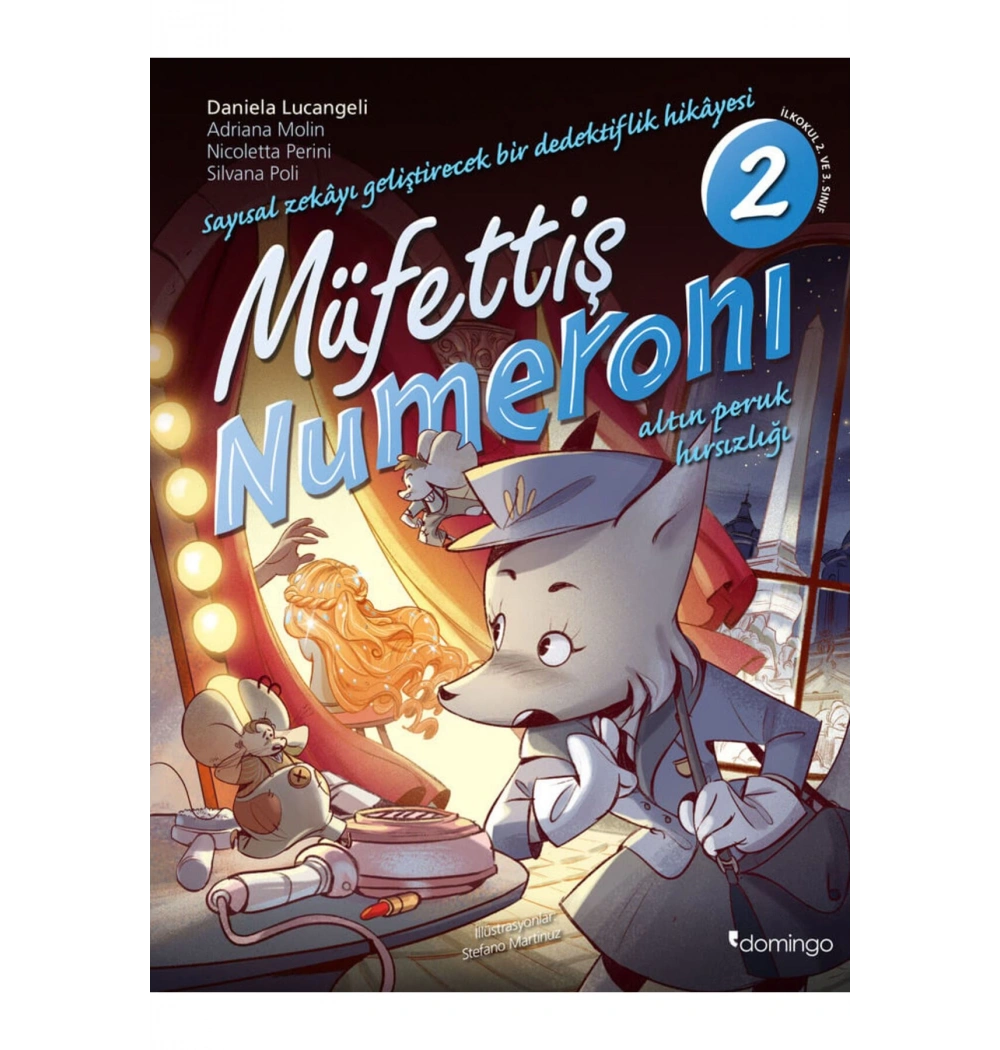 Sayısal Zeka Geliştiren Dedektif Hik.  Müfettiş Numeroni 2 Altın Peruk Hırsızlığı  Domingo