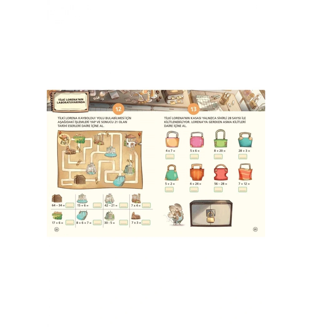 Sayısal Zeka Geliştiren Dedektif Hik.  Müfettiş Numeroni 2 Altın Peruk Hırsızlığı  Domingo