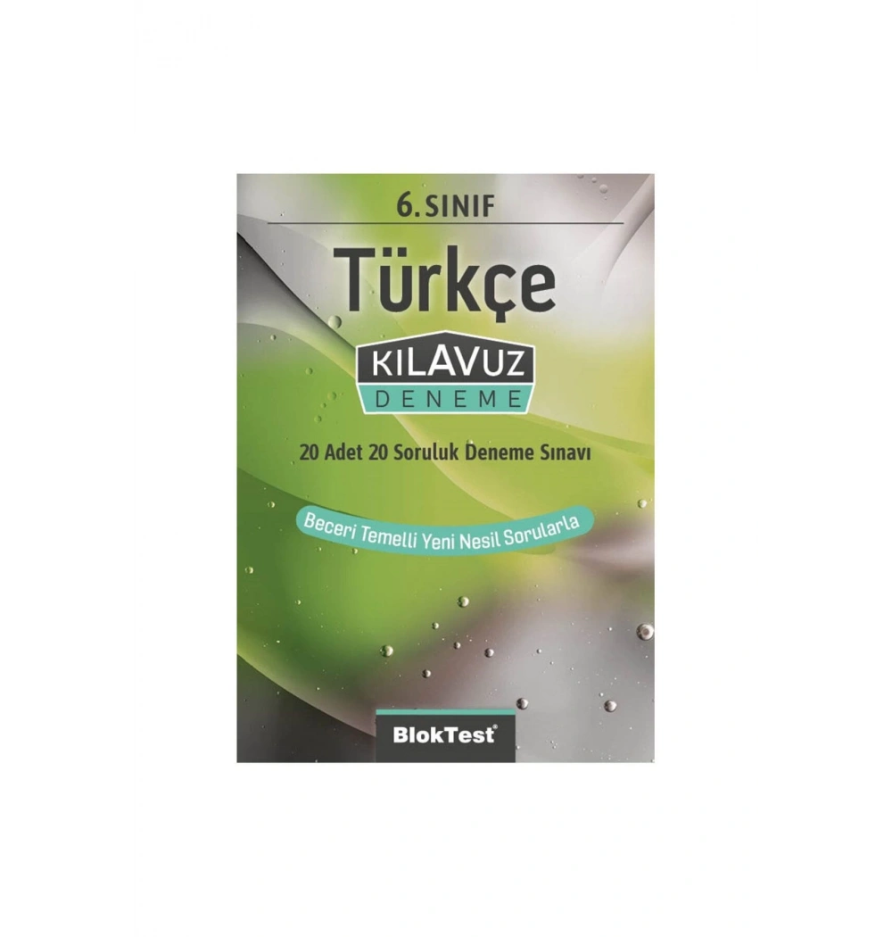 Bloktest 6.Sınıf Türkçe Kılavuz Deneme