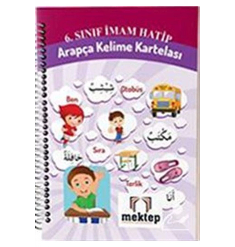 Mektep 6.Sınıf  Arapça Kelime Kartelası