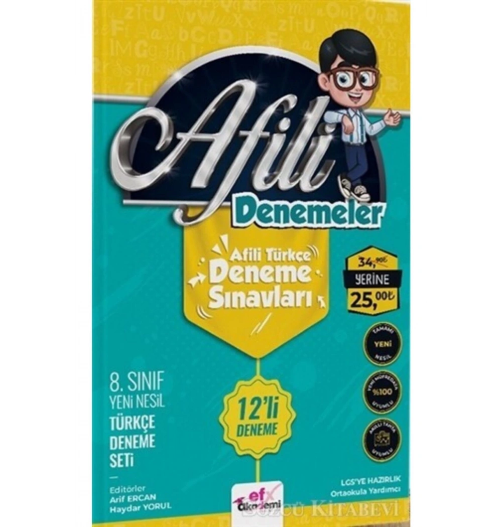 Efx 8.Sınıf Türkçe 12 Deneme Seti