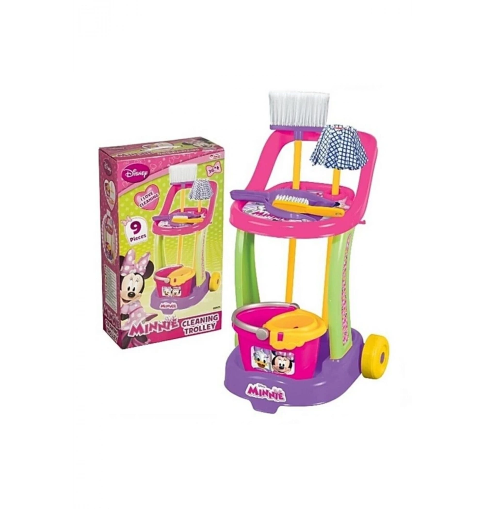 Kut Mınnıe Mouse Temizlik Arabası Seti