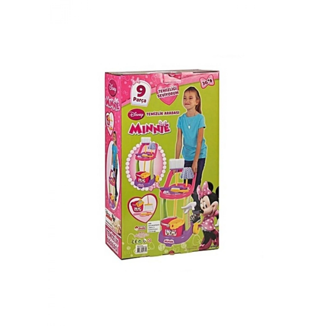Kut Mınnıe Mouse Temizlik Arabası Seti