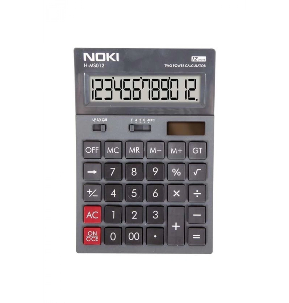 Noki Hesap Makinesi 12 Hane Kod:H-Ms012