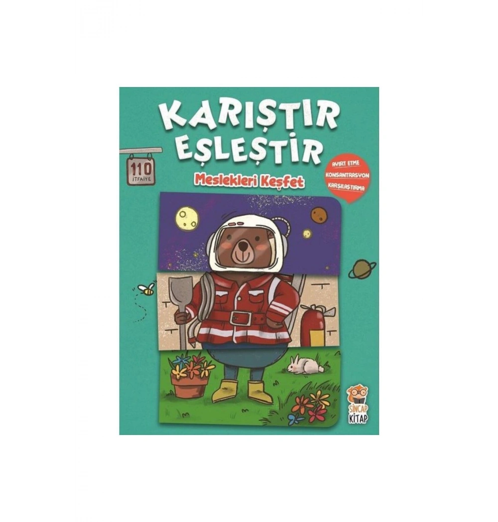 Karıştır Eşleştir Meslekleri Keşfet       Sincap  Kitap