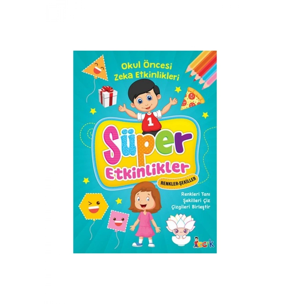 Okul Öncesi Süper Etkinlikler Renkler Şekiller  Ema Çocuk