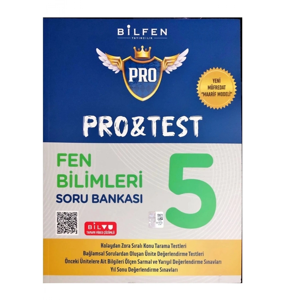 Bilfen 5.Sınıf Fen Bilimleri Pro Test Soru Bankası