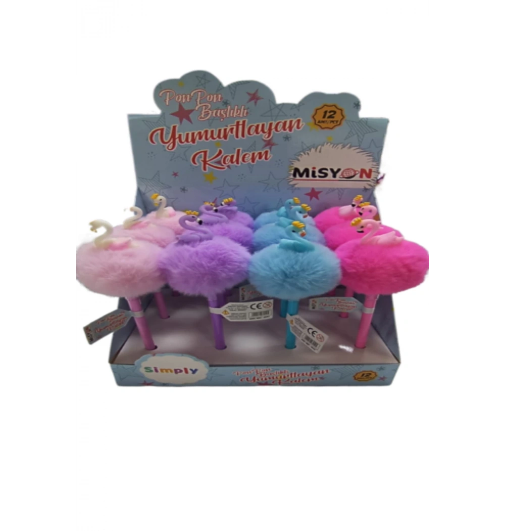 Misyon Unicorn Ponpon Başlıklı Yumurtlayan Kalem Msy-454B