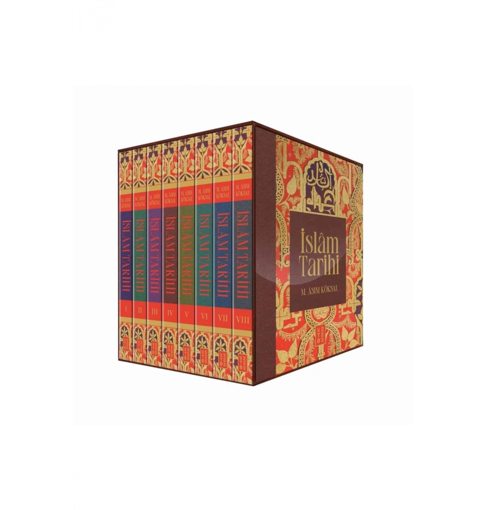 İslam Tarihi 8 Cilt Kutulu  M.Asım Köksal  Ketebe Yayın