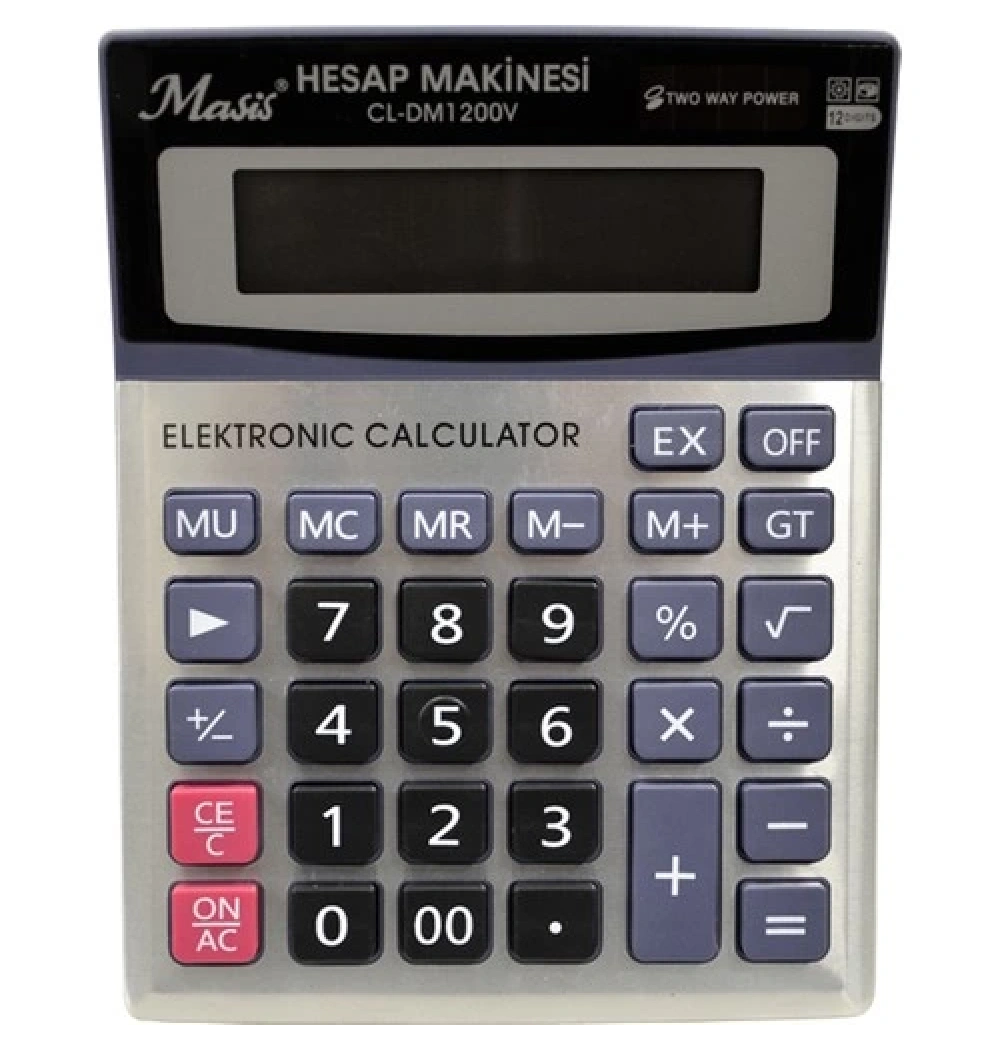 Masis  Hesap Makinesi 12 Hane  Cl-Dm1200V