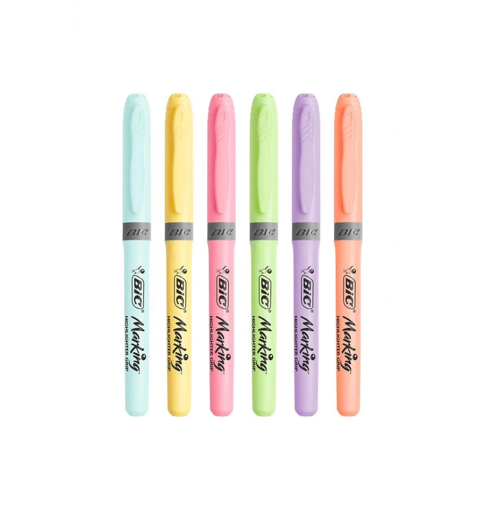 Bic Marking 6 Lı Pastel Karışık