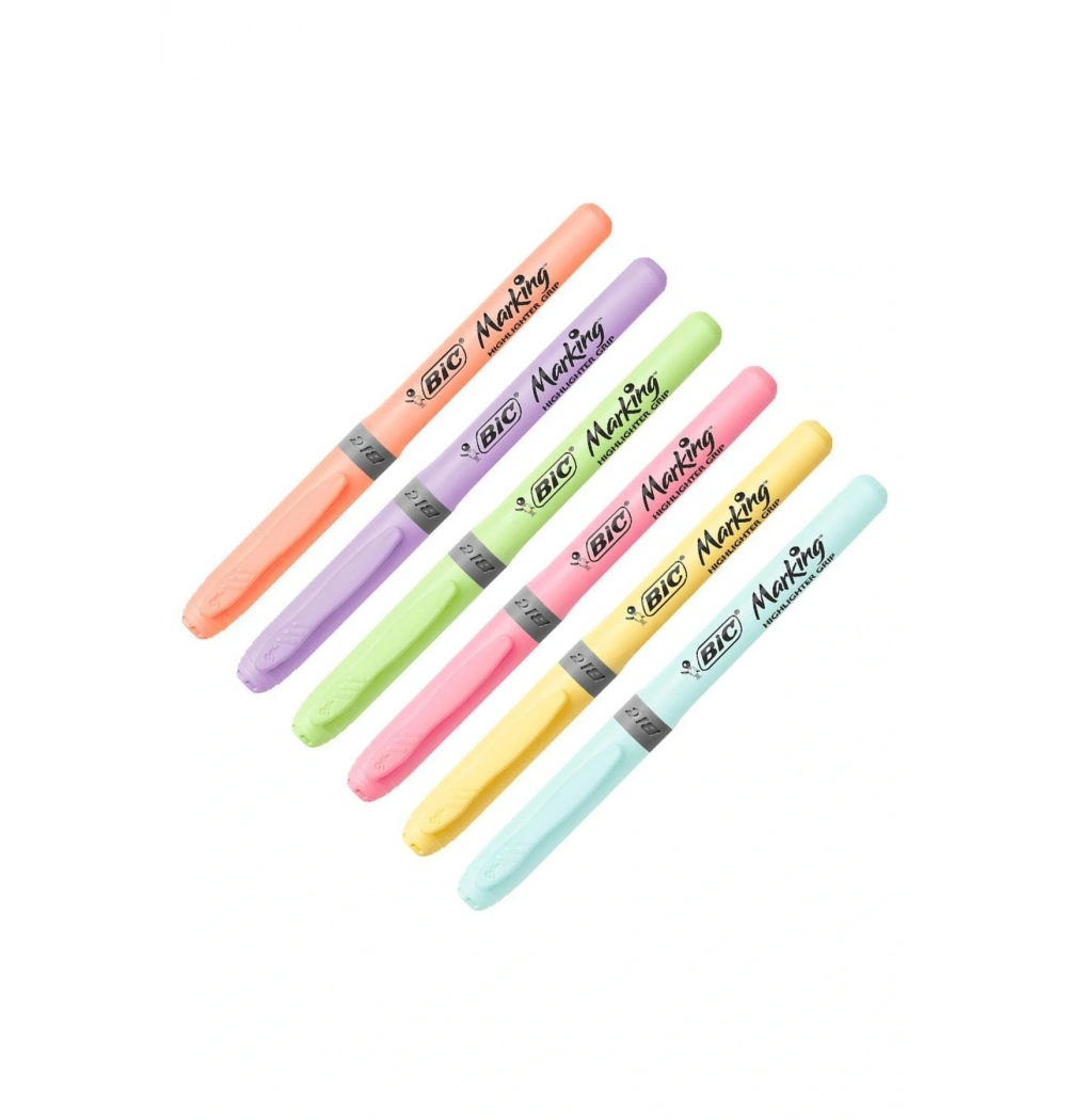 Bic Marking 6 Lı Pastel Karışık