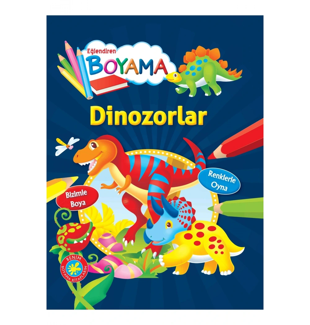 Dinozorlar Boyama Parıltı