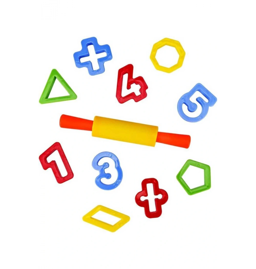 Brons Oyun Hamuru Kalıp Seti Matematik Br-472