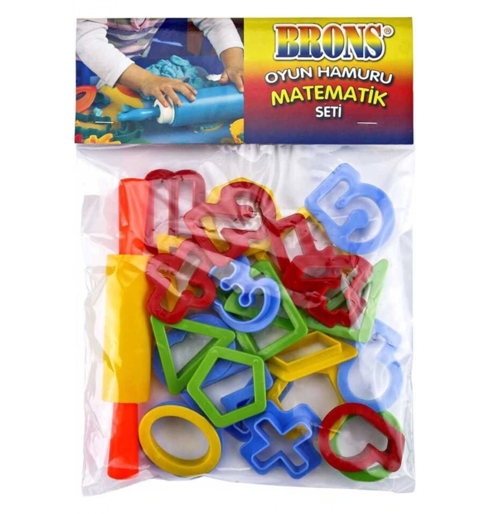 Brons Oyun Hamuru Kalıp Seti Matematik Br-472