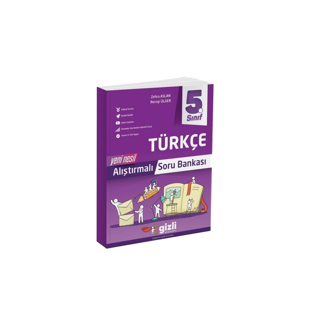 5.SINIF TÜRKÇE ALIŞTIRMALI SORU BANKASI  GİZLİ YAYIN