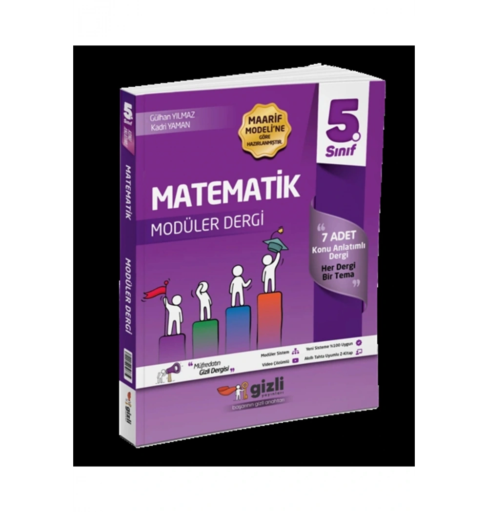 5.Sınıf Matematik Müfredatın Gizli Dersgisi Gizli Yayınları