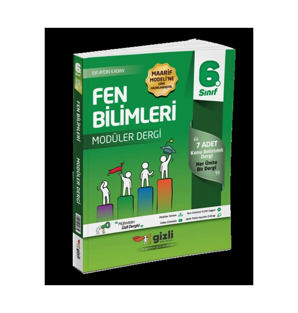 6.Sınıf Fen Bilimleri Müfredatın Gizli Dergisi Gizli yayınları