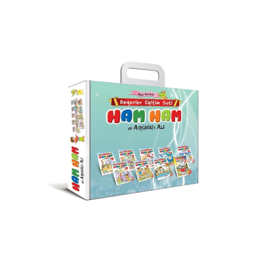 HAMHAM VE ARKADAŞI ALİ OKUL ÖNCESİ DEĞERLER EĞİTİM SETİ 48-60 AY YUMURCAK