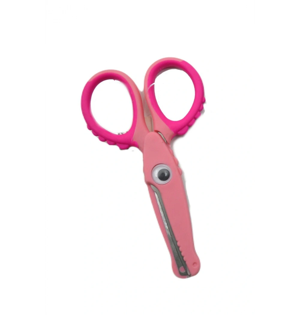 MİKRO KS-170 ÖĞRENCİ MAKASI ÇİFT RENKLİ TİMSAH FİGÜRLÜ