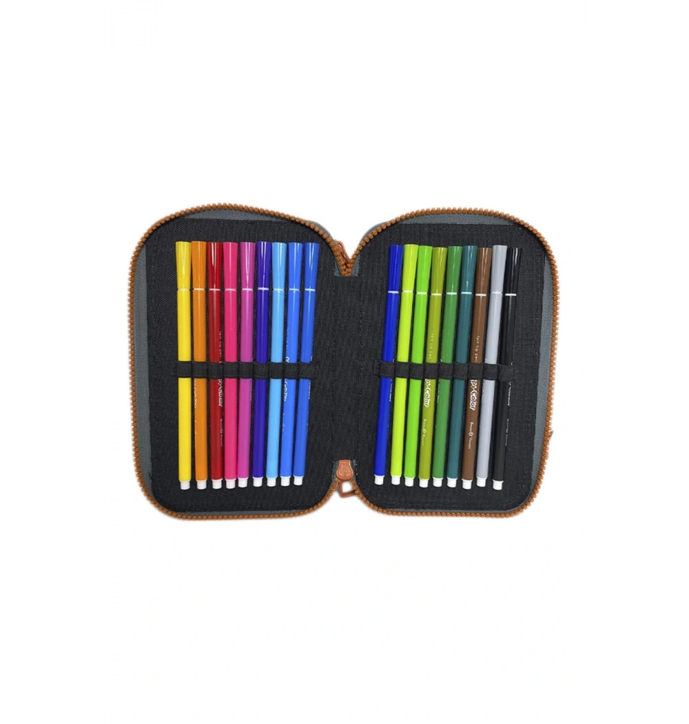 HOALAA 3 GÖZLÜ KALEM ÇANTASI DOLU SAVE THE WORLD ATLAS