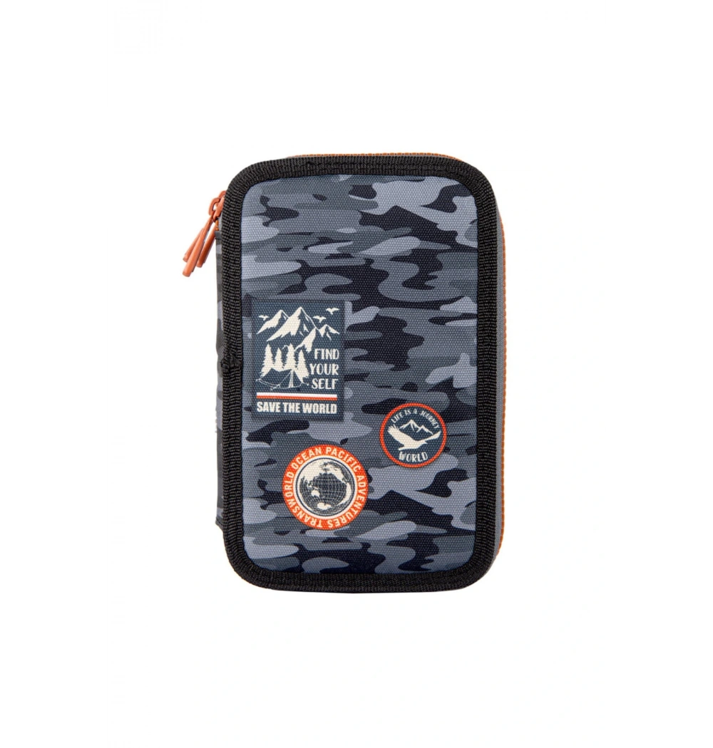 HOALAA 3 GÖZLÜ KALEM ÇANTASI DOLU SAVE THE WORLD ATLAS