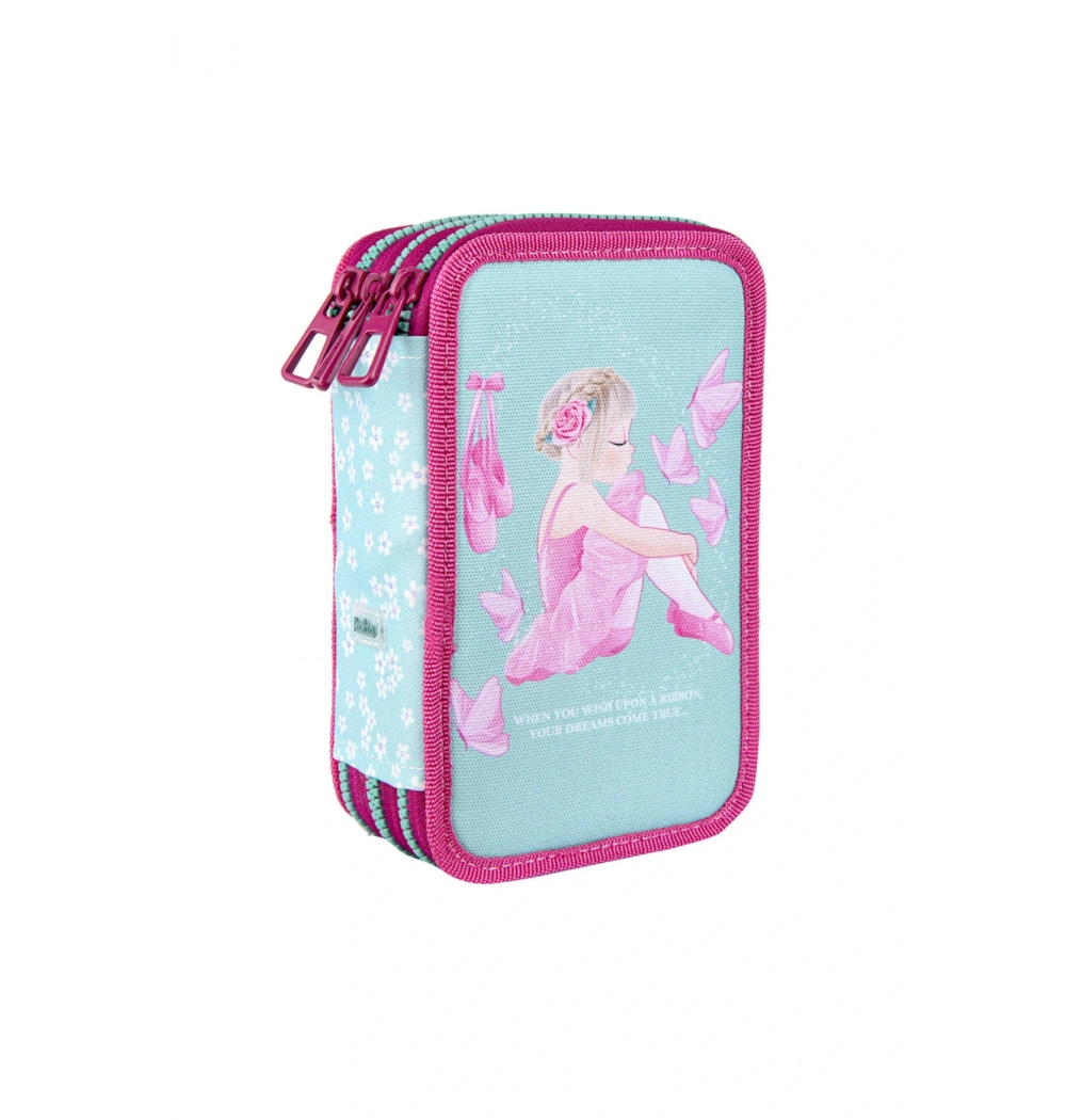 HOALAA 3 GÖZLÜ KALEM ÇANTASI BALLERİNA ATLAS