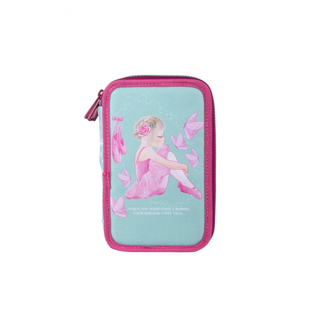 HOALAA 3 GÖZLÜ KALEM ÇANTASI BALLERİNA ATLAS