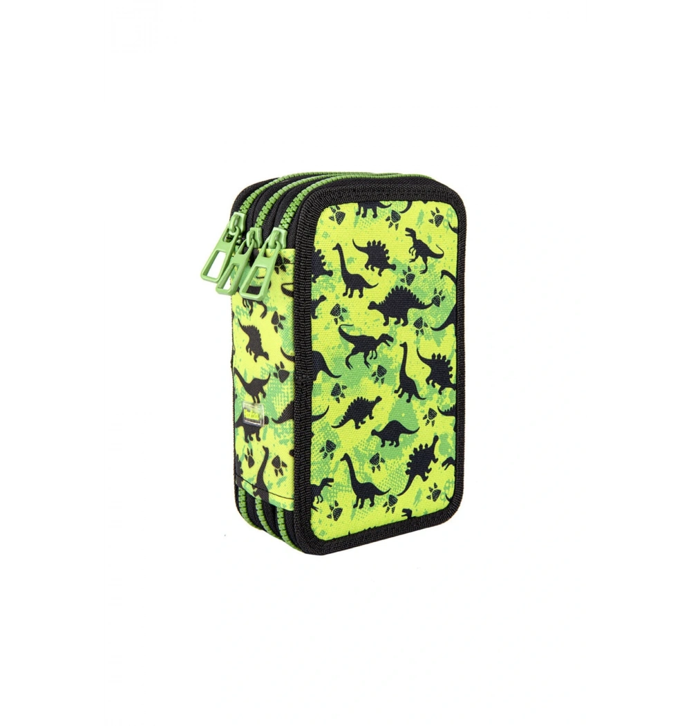 HOALAA 3 GÖZLÜ KALEM ÇANTASI DOLU DİNASAUR ATLAS