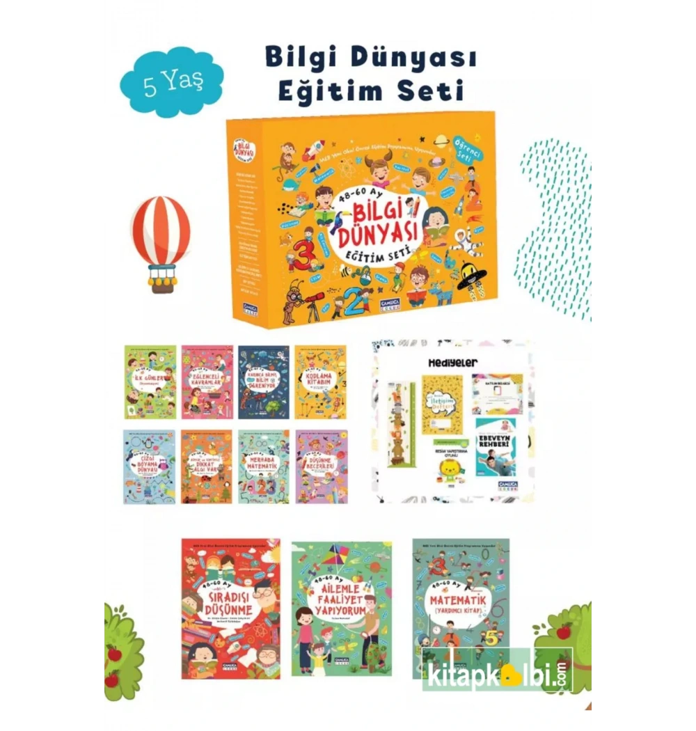 bilgi dünyası eğitim seti 48-60 ay çamlıca