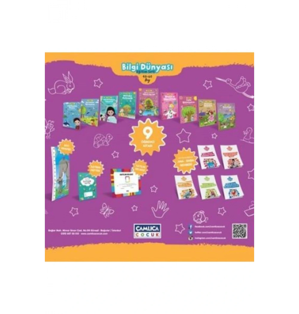 bilgi dünyası eğitim seti 48-60 ay çamlıca