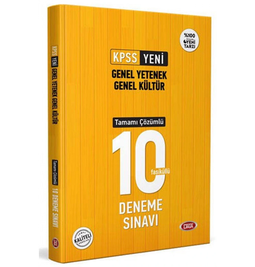 Data Kpss Gy Gk Çözümlü 10 Deneme Sınavı