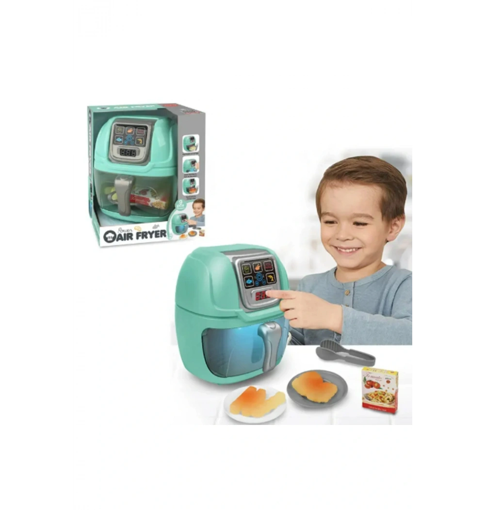 Kutulu Pilli Işıklı 9 Parçalı Airfryer 1017