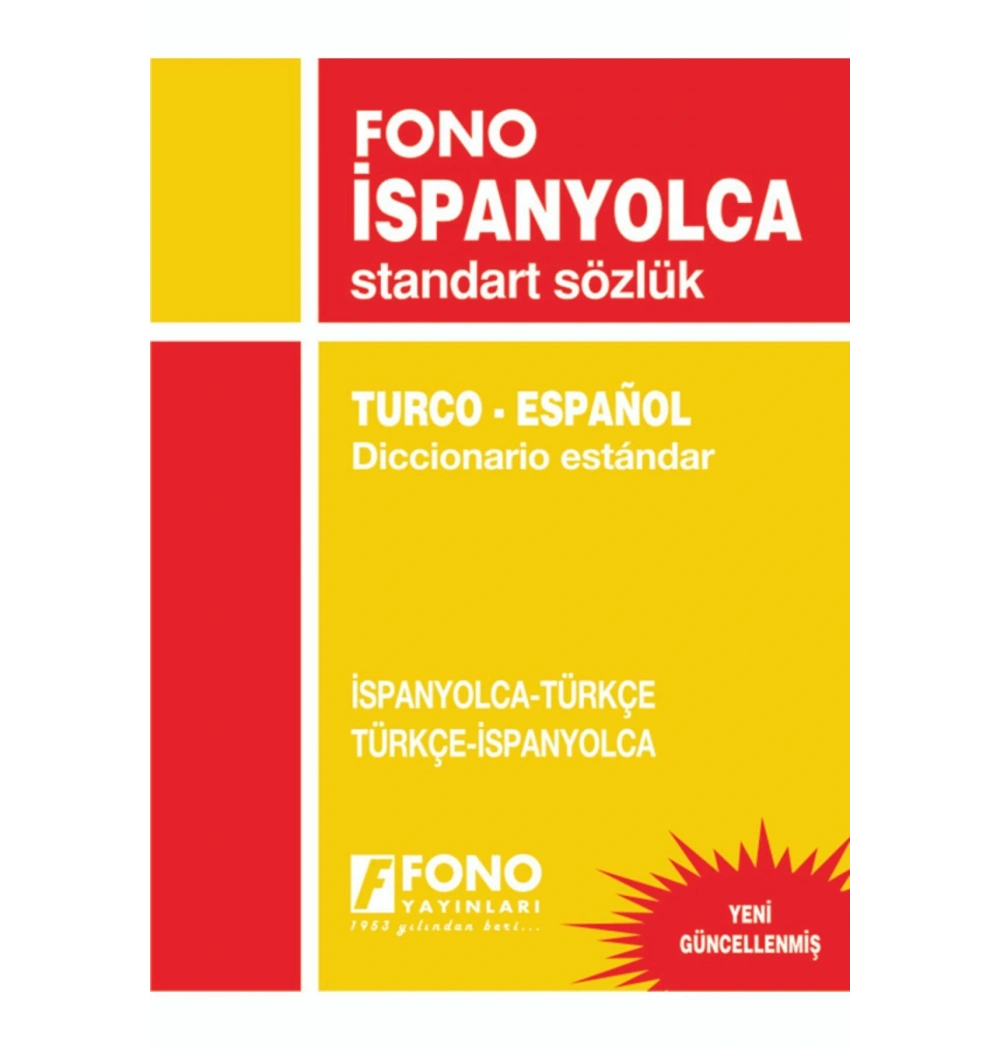Fono İspanyolca Standart Sözlük