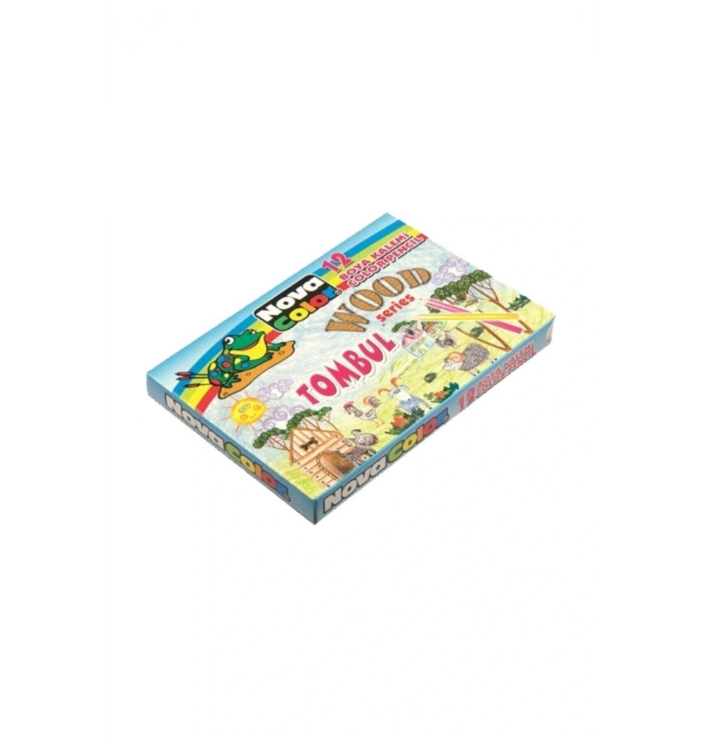 Nova Color Tombul Kuruboya Boya Kalemi 12 Renk Nc-405