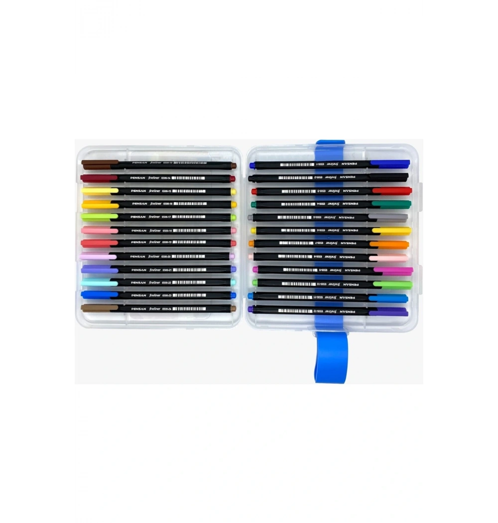 Pensan 6500 Fineliner 24 Lü pe6500hpfl24
