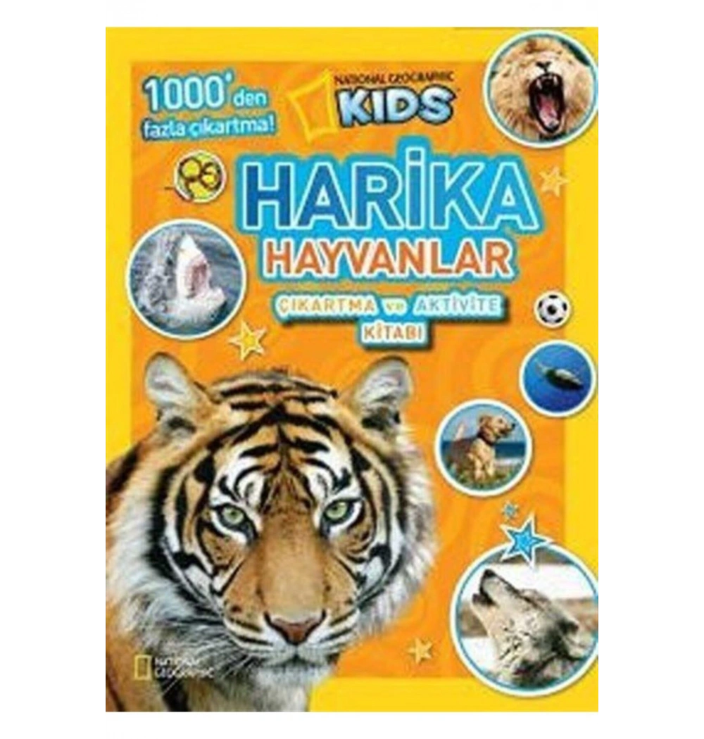 Harika Hayvanlar Çıkartma Aktivite Kitabı