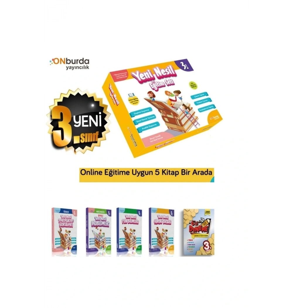 Onburda 3.Sınıf Eğitim Seti 5 Kitap