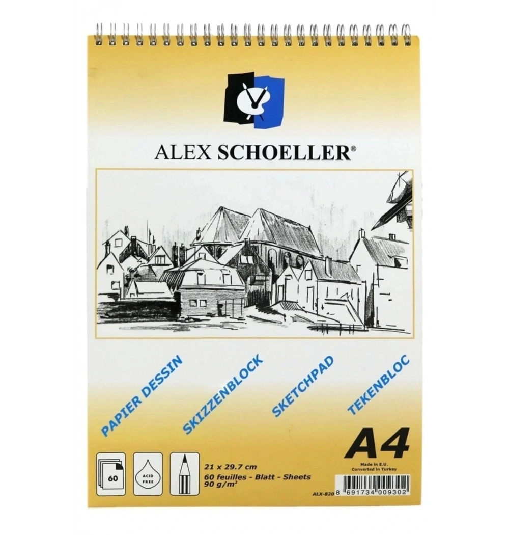 Alex Spr Eski̇Z Blok 90Gr A4 60Yp