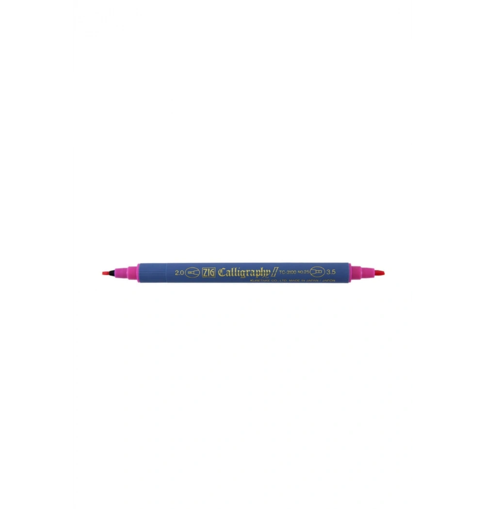 Zıg Kaligrafi Kalemi Tc3100 Pembe No 25